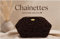 Handmade Crochet Clutch Bag – Chocolate Brown | Elegant Evening Pouch