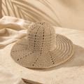 Chainettes Handmade Cotton Crochet Wide Brim Sun Hat