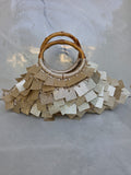 Golden Mosaic Statement Bag handmade by Chainettes
